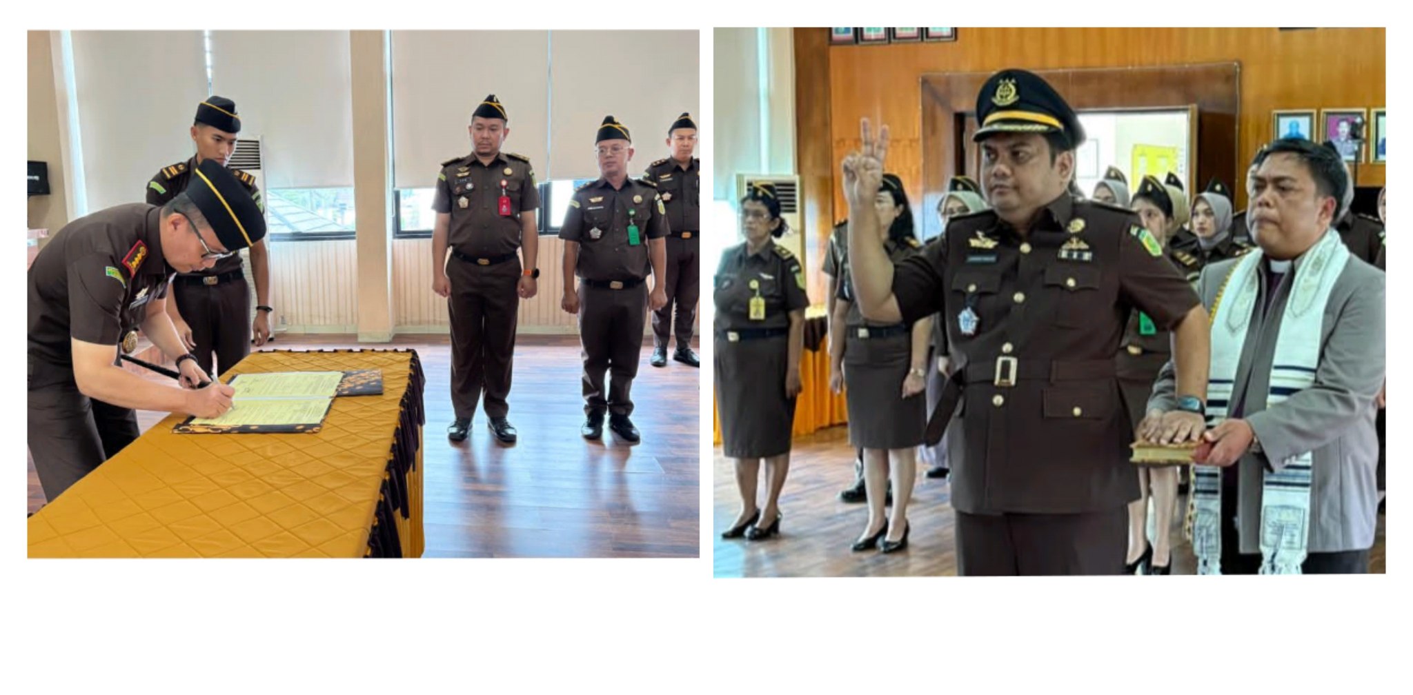 Kajari Tanggamus Lantik Kasi Pidsus dan Kacabjari, Tekankan Profesionalisme dan Integritas