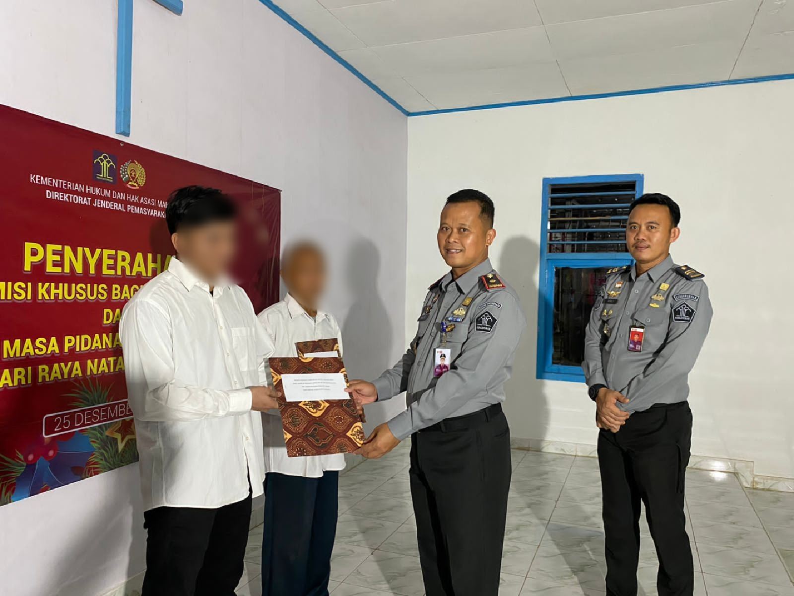 Dua Napi Di Lapas Kota Agung Terima Remisi Natal