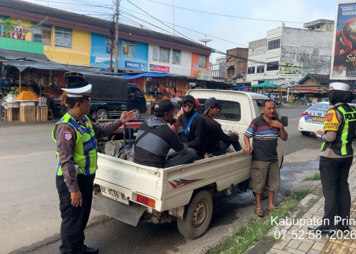 Ops Keselamatan, Polres Pringsewu Gencarkan Patroli dan Edukasi Lalu Lintas