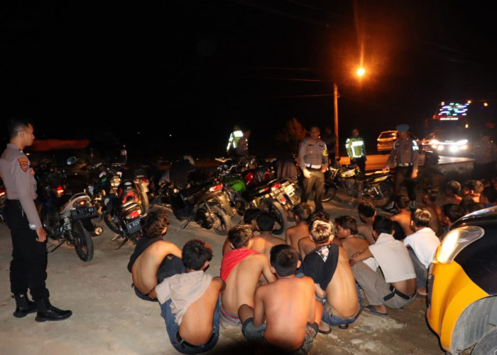 Marak Aksi Balapan Liar di Jalinbar Pringsewu, Polisi Amankan 29 Sepeda Motor