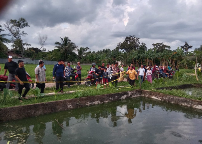 Sendal Jadi Petunjuk Penemuan Balita di Pringsewu Tewas Mengambang di Kolam 