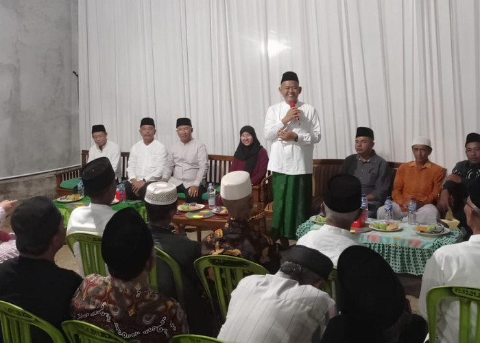 Bakal Calon Bupati Pringsewu Fauzi Sampaikan Program Unggulan di Syukuran Rumah Baru Laras