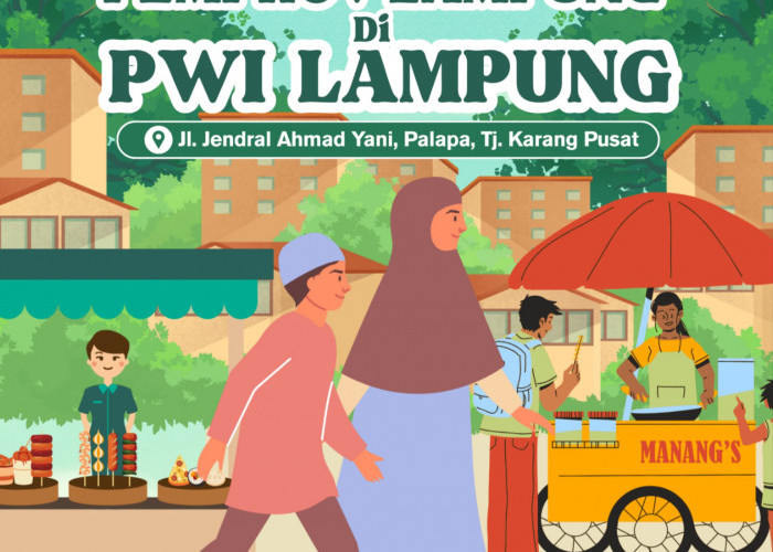 Gandeng Dinas Perindag Hari Ini PWI Lampung Gelar Pasar Murah