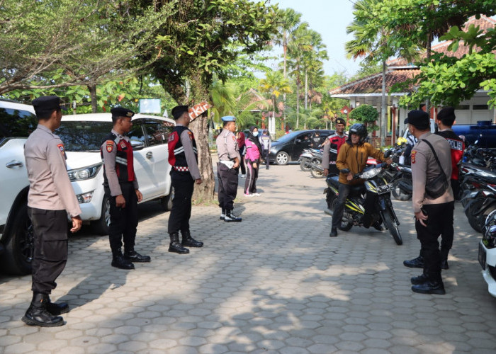 Amankan Kunker Pj Gubernur Lampung,Polres Tanggamus Terjunkan Puluhan Personel 