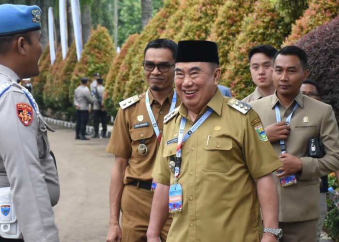 Kompak, Bupati, Wabup Tanggamus dan Forkopimda Hadiri Rakornas 2026 Pemerintah Pusat 