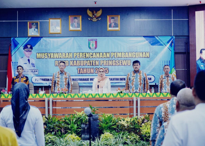 Pj. Bupati Buka Musrenbang RKPD Kabupaten Pringsewu 2025
