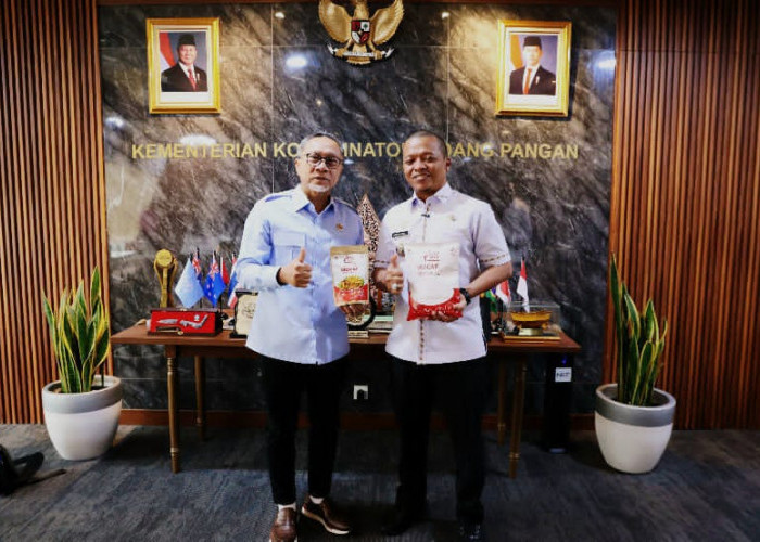 Bupati Pringsewu Kenalkan Produk Mocaf ke Menko Pangan, Zulhas Siap Beri Dukungan
