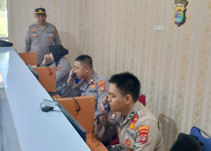 Polres Lampura Siagakan Call Center 110 Layani Masyarakat 24 Jam