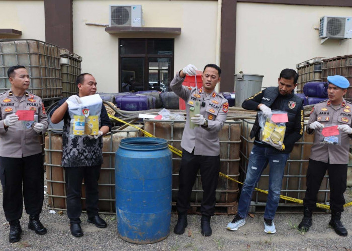 Kembali Bongkar BBM Ilegal, Polres Pringsewu Gerebek Tiga Lokasi Penampungan