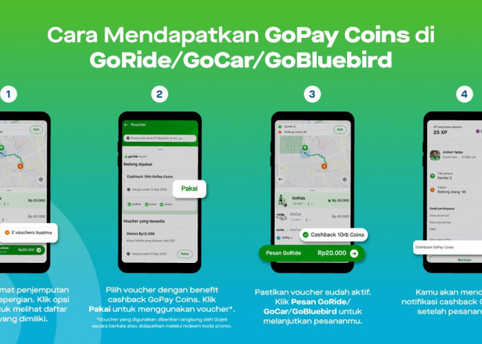 Tingkatkan Transaksi di Aplikasi GoPay Dan Nikmati Cashback Gratisnya!!