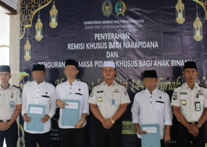 359 Warga Binaan Lapas Kotaagung Terima Remisi Idulfitri