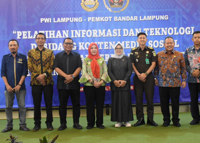 PWI Lampung Beri Pelatihan IT Hingga Teknik Penulisan Berita Bagi ASN Pemkot Bandar Lampung 