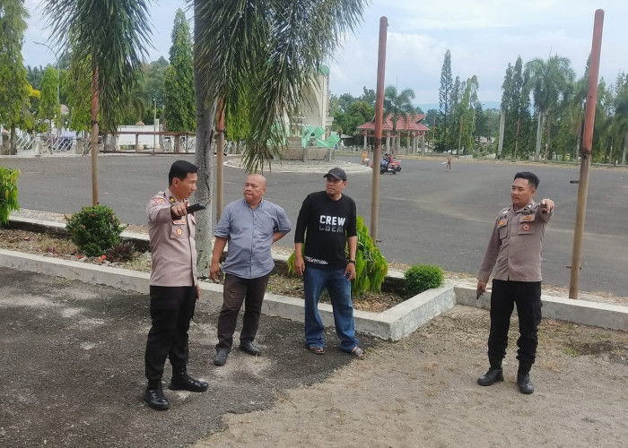 Jelang Debat Cabup dan Cawabup Polres Tanggamus Kerahkan 210 Personil