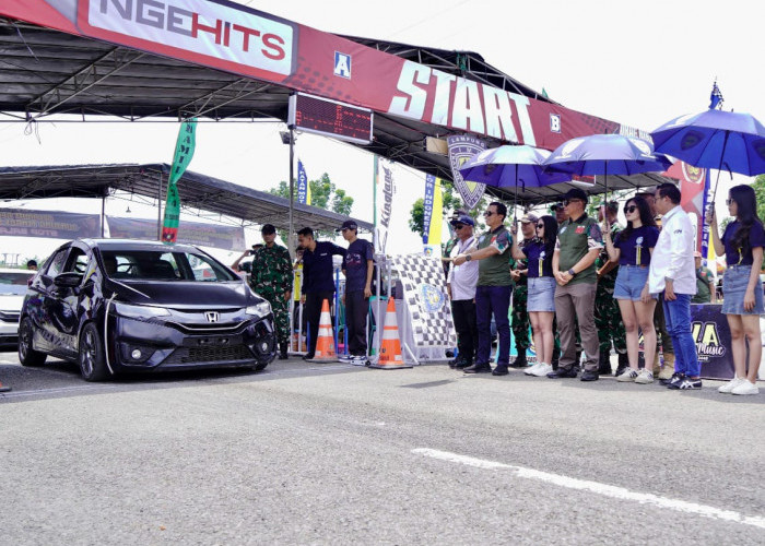 Bupati Pringsewu Buka Kejuaraan Dragrace & Dragbike Championship 2025 