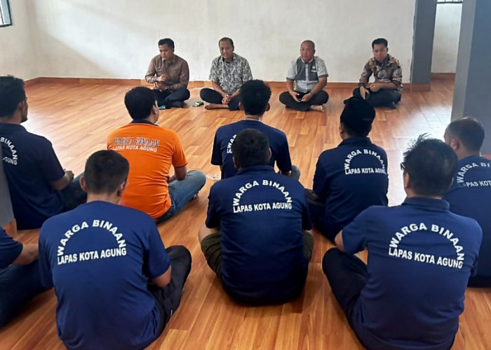 Lapas Kotaagung Perketat Pembinaan, Wabin Diingatkan Patuhi Aturan dan Jauhi Narkoba