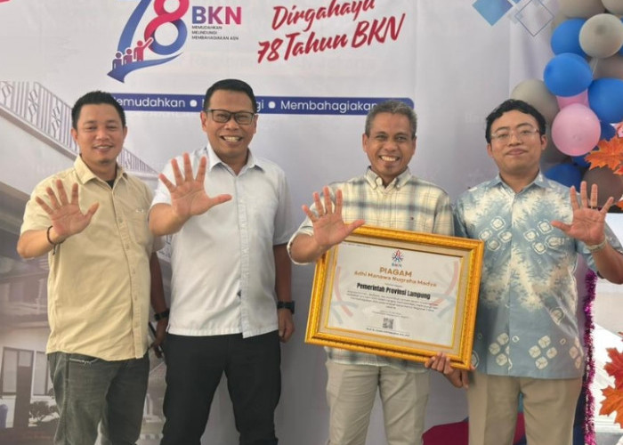 Lampung Raih Penghargaan dari BKN