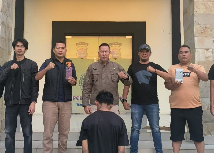 Remaja Curi Ponsel di Dashboard Motor, Polisi Ringkus Pelaku di Kotaagung Barat