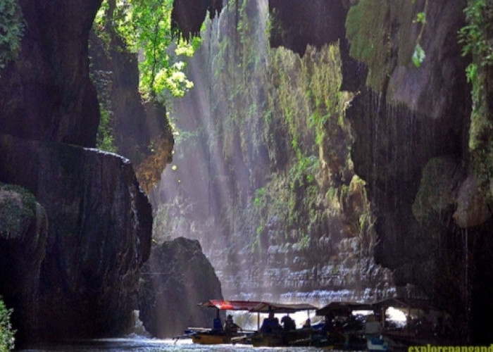 Green Canyon Pangandaran Wisata Petualangan Seru, Melihat Eksotisnya Stalagmit dan Stalagit 