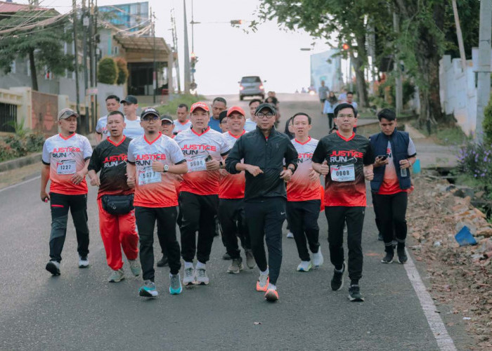 Gubernur Mirza Ajak Warga Lampung Gemar Olahraga Lewat Justice Run