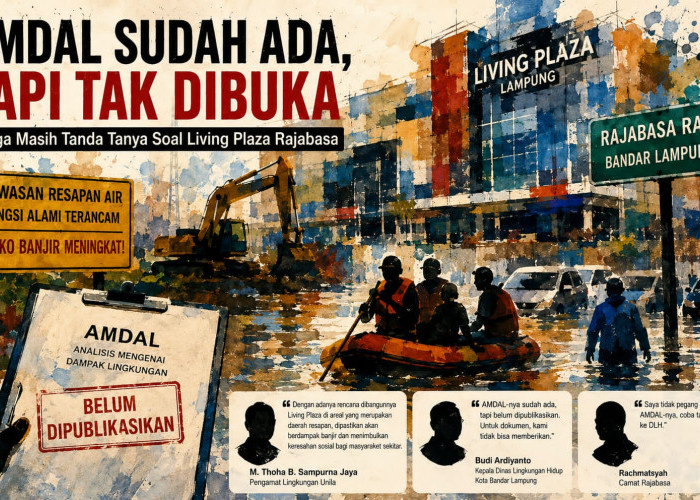 Living Plaza Terus Dibangun, Dokumen AMDAL Tak Dibuka, Warga Pertanyakan Dampak Lingkungan