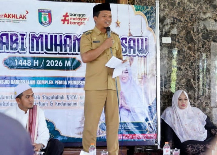 Maulid Nabi, Bupati Pringsewu Minta ASN Utamakan Integritas dan Pelayanan Publik