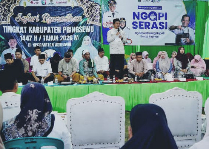 Safari Ramadan Pemkab Pringsewu & Ngopi Serasi  Digelar di Pekon Persiapan Sukamanah 