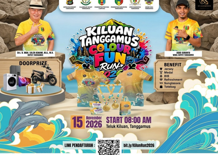 Daftarkan Diri Anda! Kiluan Tanggamus Colour Fun Run 2026 Segera Dimulai Catat Tanggalnya
