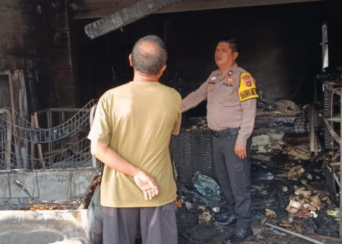 Toko Sembako di Pulau Panggung Terbakar, Kerugian Ditaksir Rp500 Juta
