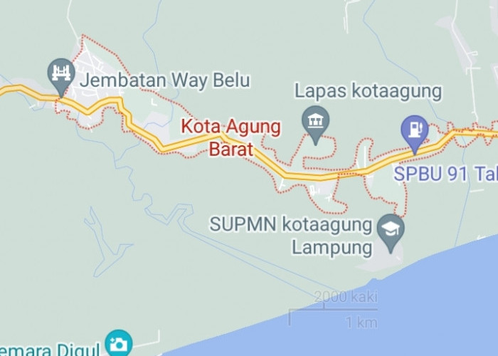 Daftar Nama Pekon/Desa di Kecamatan Kota Agung Barat Kabupaten Tanggamus