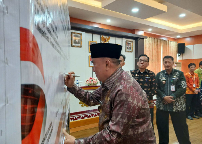 APIP Tanggamus Teken Pakta Integritas, Bupati Saleh: Bukan Sekadar Seremoni