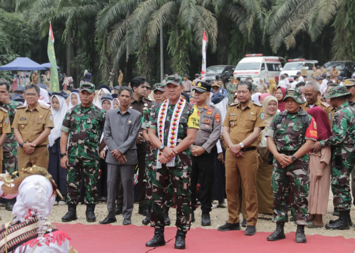 Tim Wasev Mabes TNI AD Tinjau TMMD Ke-121 Kodim 0424 Tanggamus di Pringsewu 