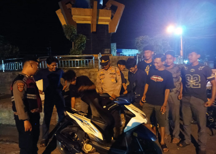 Polisi Razia Balap Liar di Pringsewu, 14 Sepeda Motor Disita