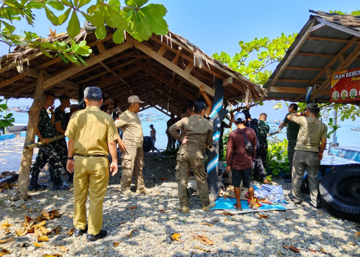 Lapak Pedagang Ditata, Pemkab Tanggamus Mulai Benahi Kawasan Wisata Pantai Muara Indah