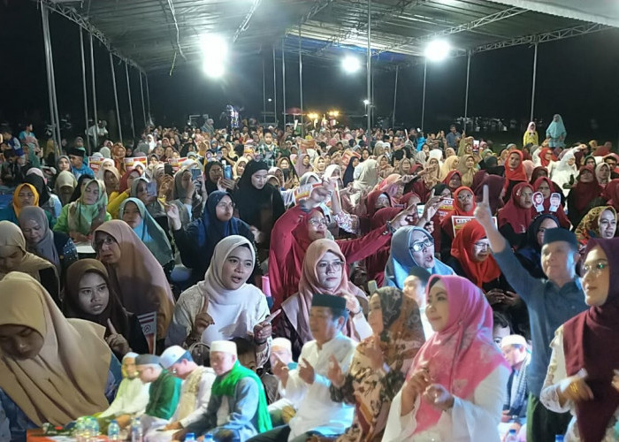 Tutup Masa Kampanye Damar Sholawat Bersama Ribuan Jamaah