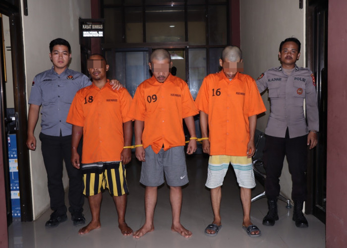 Satu dari Tiga Pelaku Yang Diamakan Satresnarkoba Polres Pringsewu Adalah Oknum PNS