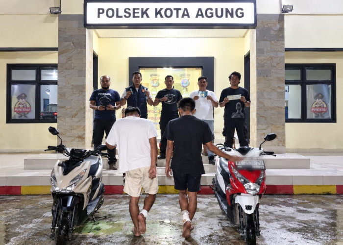 Bermodal Kunci Duplikat, Dua Pria Curi Motor di Kolongan Burung Merpati Tanggamus