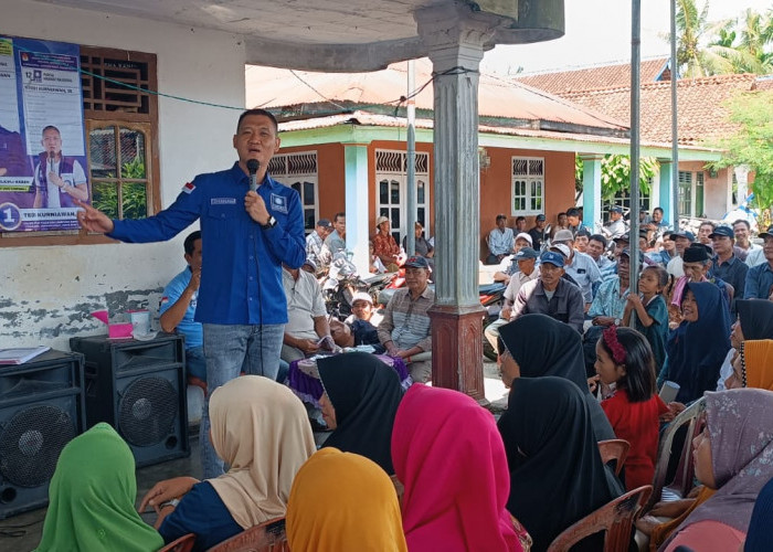 Kunjungi BNS dan Semaka, Tedi Kurniawan Ajak Pemilih Pilih Caleg Yang Sering Turun ke Masyarakat 