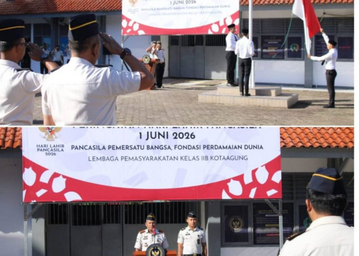 Peringati Hari Lahir Pancasila, Lapas Kotaagung Perkuat Semangat Kebangsaan dan Persatuan