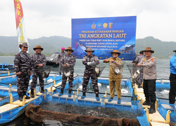 Kunjungi Lampung, KSAL Tinjau Program Ketahanan Pangan dan MBG