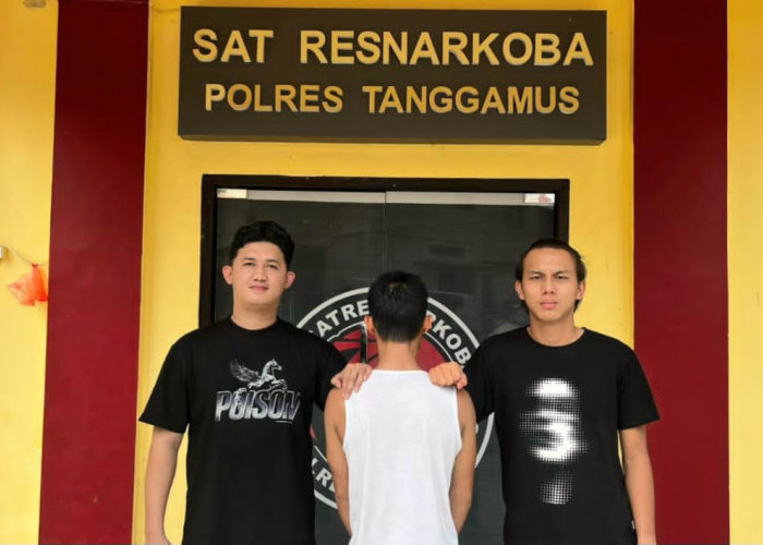 Polres Tanggamus Ringkus Pengedar Sabu di BNS, Satu Pemasok Masuk DPO