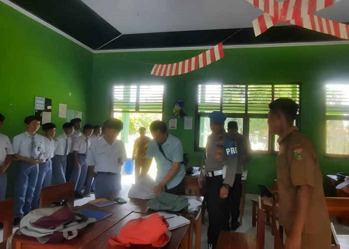 Cegah Aksi Tawuran Pelajar,Polsek Pulau Panggung Datangi SMAN 1 Pulaupanggung