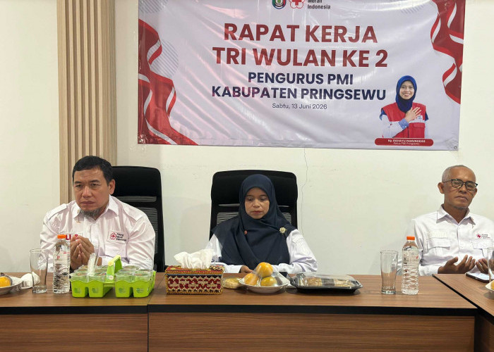 PMI Pringsewu Matangkan Persiapan Bulan Dana 2026, Fokus Perkuat Program Kemanusiaan