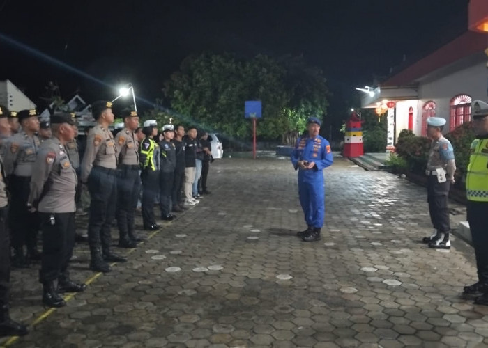 Amankan Imlek, Polres Tanggamus Terjunkan 56 Personel Gabungan