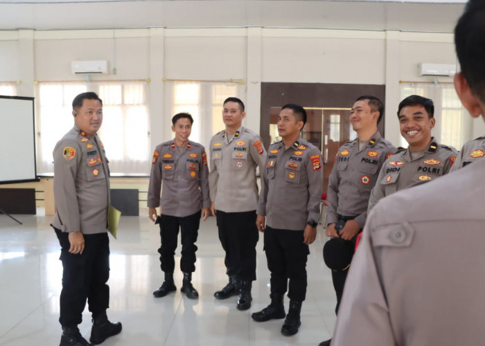 84 Personel Polres Tanggamus Dimutasi dan Perpanjang Jabatan, Wakapolres Ingatkan Hindari Pelanggaran