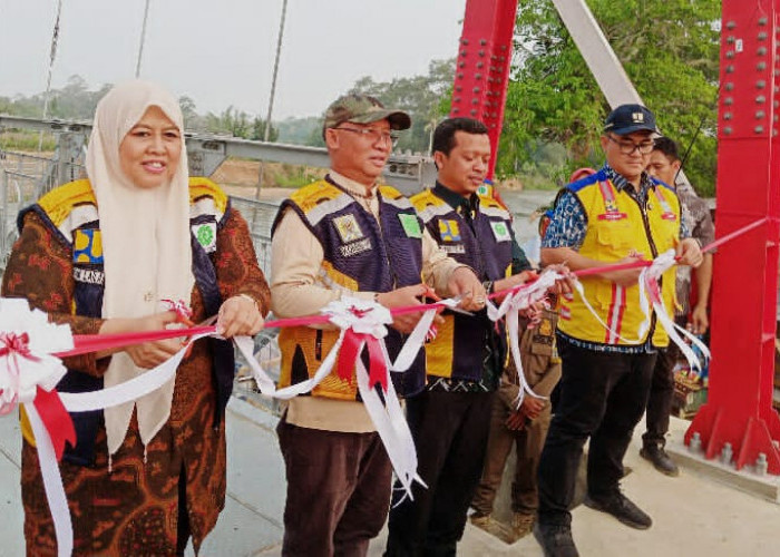 Jembatan Gantung Podosari–Sukoharjo IV Diresmikan, Dibangun dengan Anggaran Rp10 Miliar