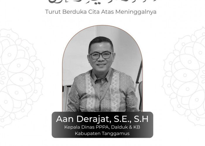 Innalilahi Wainnailaihi Rodjiun Kepala Dinas Dalduk KB PP Tanggamus Meninggal Dunia