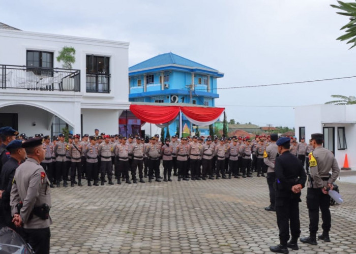 Amankan Pleno KPU, Polres Tanggamus Terjunkan 287 Personel