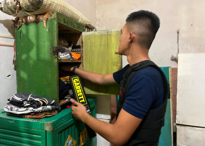 Lapas Kotaagung Kembali Razia Blok Hunian, Perkuat Komitmen Wujudkan Zero Halinar