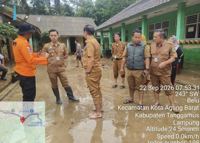 Sungai Way Belu Meluap, Ratusan Rumah Warga dan Fasilitas Publik Terdampak