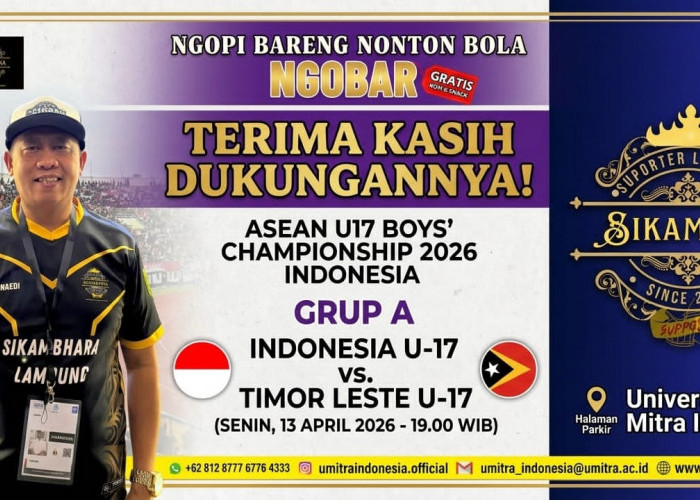 Sikambara Gelar Nobar Timnas U-17 di Umitra, Ajak Masyarakat Dukung Garuda Muda